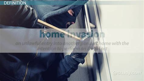 Home Invasion Laws in California.